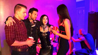Joanna Angel finds handsome fucker Small Hands at the party