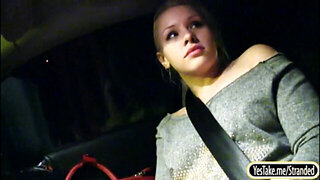 Blonde teen Lola Taylor sex in the car