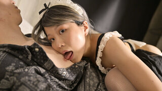 Japanese hotel maid fucked by client and left to swallow