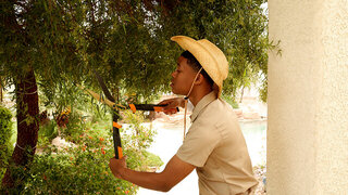 Busty blonde milf craves young black cock in rough fuck