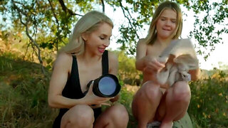 Alix Lynx talks naive teen Coco Lovelock into fucking her