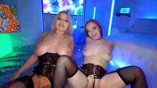 Hot babes Emma Magnolia and Kylie Page in a POV FMF