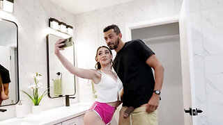 Horny girls are going to take a HUGE penis together
