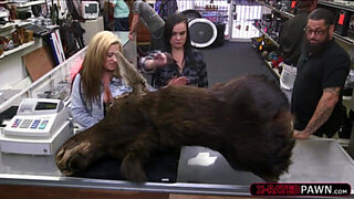 Moose head owners gets fucked hard after they pawn a moose head