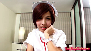 Ladyboy Nurse Shuy Strokes