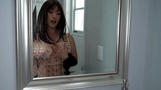 Busty Asian babe is cucking her husband with a big black cock