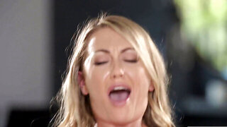 Blonde licking these nuts and riding that hard boner