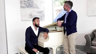 Two college whores get tested by their hung professors