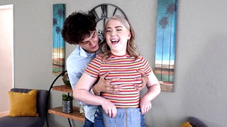 Sydney Paige steals the show in a hardcore FFM fuck