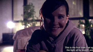 Jeny Smith is playing with her favorite toy today