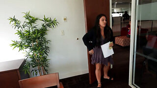 Lucas Frost spends the time at work fucking Marina Vaylor