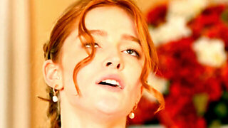 Gorgeous redhead switches from wild ride to hot anal