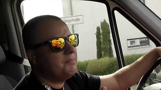 Chesty Ashley CumStar fucks a random dude from the van