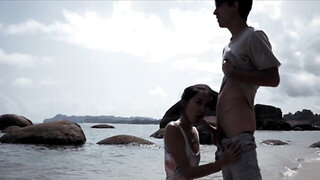 Couple from Malaysia travels and doesn't forget to film sex