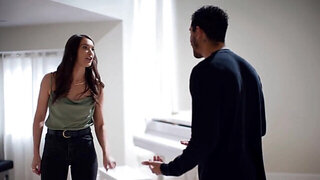 Stepbro in law getting inside her wet little pussy