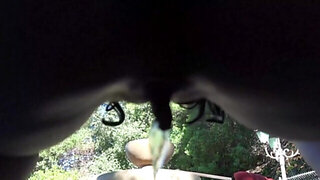 Amateur teen Angel Gostosa gives a footjob and gets fucked