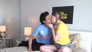 Aussie beauty worships dick in POV to be HIS whore