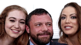 Two good looking girls getting off in a taboo scene