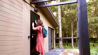 Hiking grandma goes on a pussy adventure with a young cock