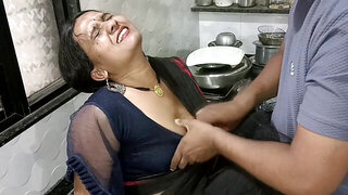 Banging the chubby brunette wife in missionary