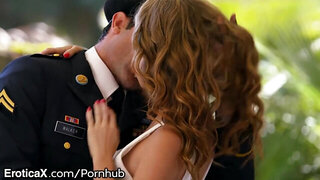 EroticaX Military Wife gets Her Creampie