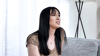 Horny Latin babe with a soaked pussy takes his boner