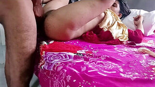 Fucking his mature wife and finishing inside of her twat