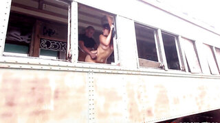 Fucking her in public and making her scream louder too