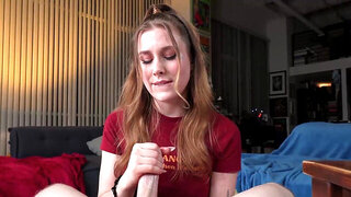 Fiona Sprouts shown in all of her glory in a POV vid