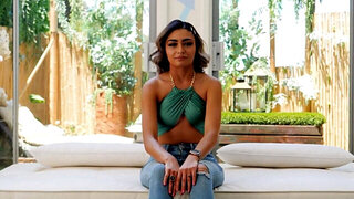 Brown beauty gets pounded during her first porn audition