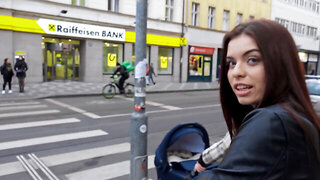 Erotic seductive teen gets long dick in tight mouth