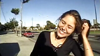 Public facial cumshot jizz walk three