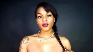 Hot ebony slut Skylar shows off her pro fucking skills