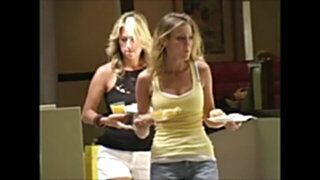 teen Carli Banks getting off in public