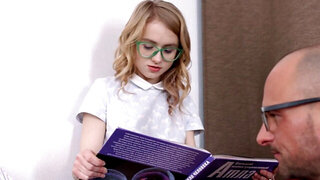 Lightfairy getting manhandled by a dominant bald man