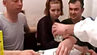 Young and many old people