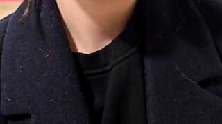 Playful teen swallows a huge hard wood before a pussy fuck