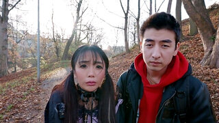 Japanese tourist cucks her boyfriend with a BWC