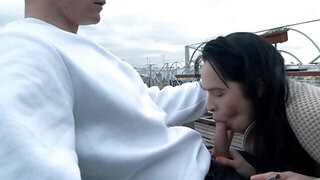 Harsh fucking waits for brunette stepsis Juicy Leyla for smoking