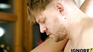 Olivia Sparkle, banging in front of a couple Michel Fly