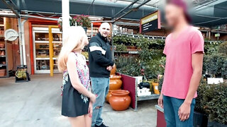 Barely legal blonde receives cunnilingus as a birthday gift