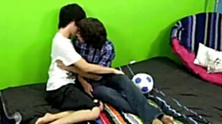 Twink with dark hair is getting his asshole dominated