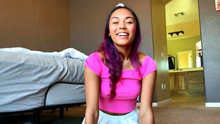 Smart guy uses situation to lure exotic stepsis into taboo sex