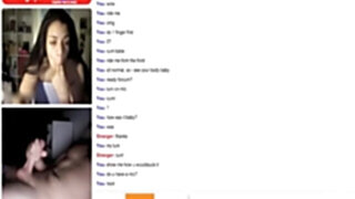 Omegle Series #10 - Molten Latina Ejaculations