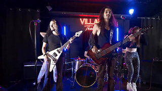 They are filming a music video and end up fucking on stage