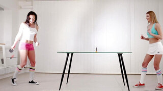 Teen girlfriends start with tennis and end with masturbation