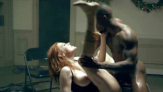 Redheaded slut Maitland Ward blacked by Pressure's cock