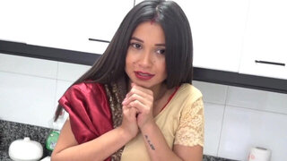 Indian babe gets licked a lot ahead of enduring hard sex standing