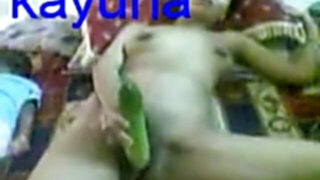 Malay Wifey with cucumber