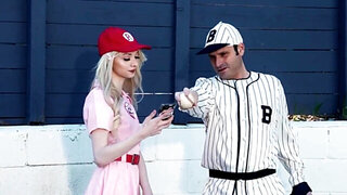 Baseball bats and horny stepdads in a foursome porno